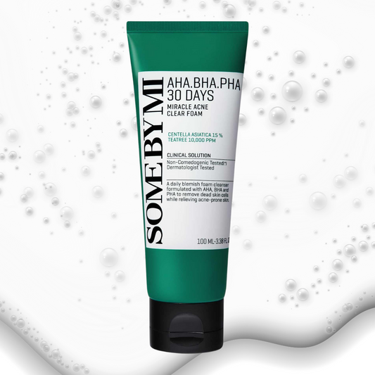Some By Mi AHA BHA PHA 30 Days Miracle acne clear foam